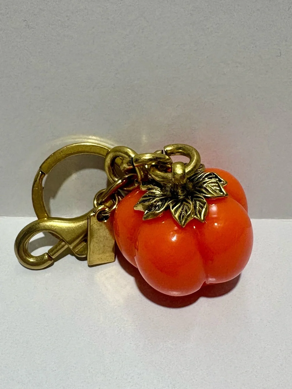 “Pick Me Girl” Orange Pumpkin Bag Charm Keychain